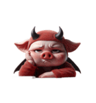 悪魔ピンクブタは働きたくない（個別スタンプ：20）