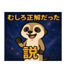 ミーアキャットと宇宙の旅@SFW（個別スタンプ：4）