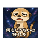 ミーアキャットと宇宙の旅@SFW（個別スタンプ：12）