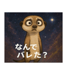 ミーアキャットと宇宙の旅@SFW（個別スタンプ：17）
