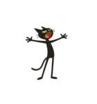 けだるい黒猫★けっだるニャン5（個別スタンプ：3）