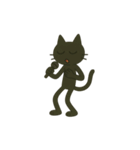 けだるい黒猫★けっだるニャン5（個別スタンプ：5）