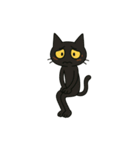 けだるい黒猫★けっだるニャン5（個別スタンプ：9）