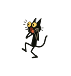けだるい黒猫★けっだるニャン5（個別スタンプ：11）