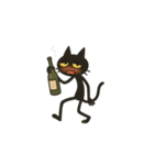 けだるい黒猫★けっだるニャン5（個別スタンプ：17）