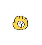 ソフトボールスタンプ▼（個別スタンプ：3）