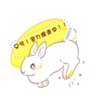 しゃべれる！うさぎ！（個別スタンプ：2）