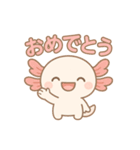 可愛いウーパールーパーずっと使える日常（個別スタンプ：18）