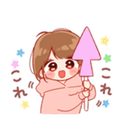 大切な人♡女の子4（個別スタンプ：3）
