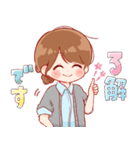 大切な人♡女の子4（個別スタンプ：11）