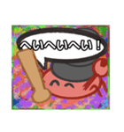 【落書き風編その1】やどかりさん（個別スタンプ：40）