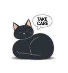 チャッティーキャット毎日使える黒ねこ英語（個別スタンプ：29）