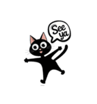 チャッティーキャット毎日使える黒ねこ英語（個別スタンプ：33）