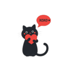 チャッティーキャット毎日使える黒ねこ英語（個別スタンプ：38）