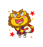 【イラストのみ】シーサーとゴーヤー③（個別スタンプ：2）
