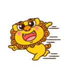 【イラストのみ】シーサーとゴーヤー③（個別スタンプ：8）