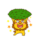 【イラストのみ】シーサーとゴーヤー③（個別スタンプ：10）