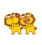 【イラストのみ】シーサーとゴーヤー③（個別スタンプ：12）