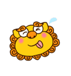 【イラストのみ】シーサーとゴーヤー③（個別スタンプ：16）