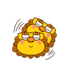 【イラストのみ】シーサーとゴーヤー③（個別スタンプ：17）