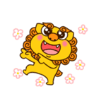 【イラストのみ】シーサーとゴーヤー③（個別スタンプ：21）