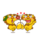 【イラストのみ】シーサーとゴーヤー③（個別スタンプ：27）