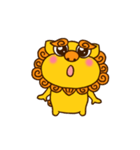 【イラストのみ】シーサーとゴーヤー③（個別スタンプ：28）