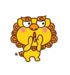 【イラストのみ】シーサーとゴーヤー③（個別スタンプ：33）