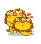 【イラストのみ】シーサーとゴーヤー③（個別スタンプ：37）