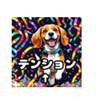 毎日使える表情豊かな犬のビーグルスタンプ（個別スタンプ：29）