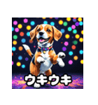 毎日使える表情豊かな犬のビーグルスタンプ（個別スタンプ：31）