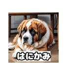 表情豊かなセントバーナード（個別スタンプ：8）