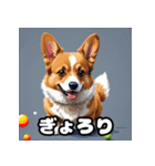 表情いっぱいコーギー（個別スタンプ：20）