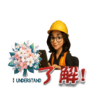 BIMガール - 仕事と古筝の人生（個別スタンプ：33）