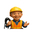 電気職人のアディアン叔父さん（個別スタンプ：4）