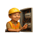 電気職人のアディアン叔父さん（個別スタンプ：7）