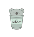 カップわたあめになった夢見る動物2025夏（個別スタンプ：21）
