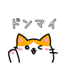 チーム戦に使える♪餅つき猫スタンプ（個別スタンプ：9）
