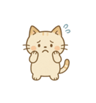 ぽっちゃり猫の感情スタンプ（個別スタンプ：3）