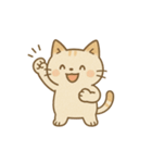 ぽっちゃり猫の感情スタンプ（個別スタンプ：6）