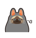 毎日使える着ぐるみネコまろんとごまと仲間（個別スタンプ：17）