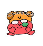 動く！とまってないトマト（個別スタンプ：22）