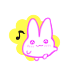まるいウサギとまるいともだち（個別スタンプ：5）