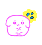 まるいウサギとまるいともだち（個別スタンプ：6）