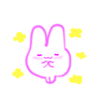 まるいウサギとまるいともだち（個別スタンプ：16）