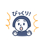 クロ耳ちゃん（個別スタンプ：7）