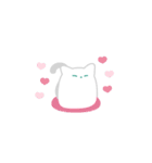 まんじゅうみたいな猫-会話-（個別スタンプ：2）