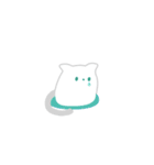 まんじゅうみたいな猫-会話-（個別スタンプ：7）