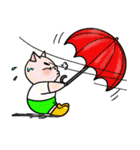内気なこぶたの毎日（個別スタンプ：18）
