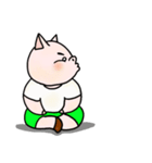 内気なこぶたの毎日（個別スタンプ：21）